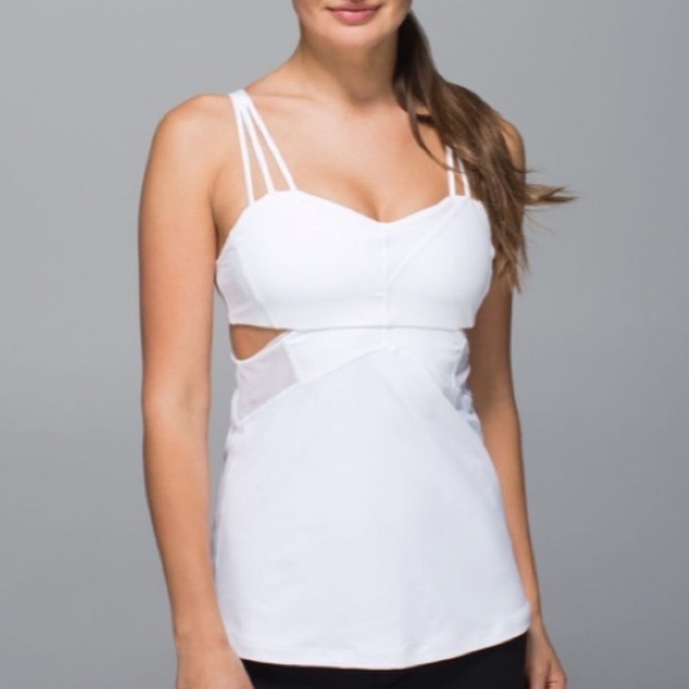 Lululemon Athletica White Tank Top